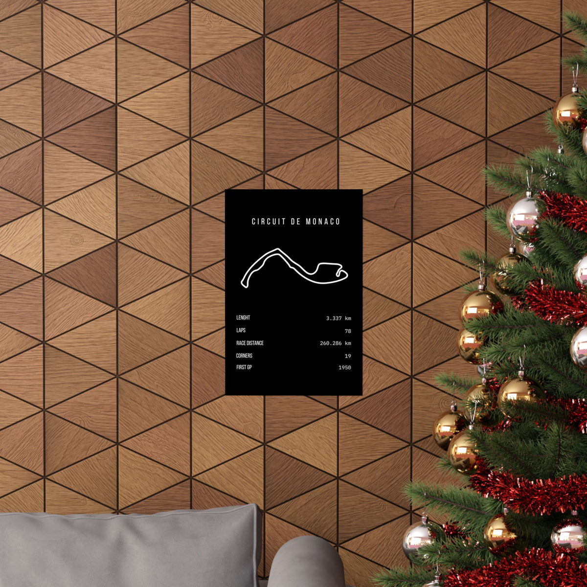 Circuit de Monaco Track Poster