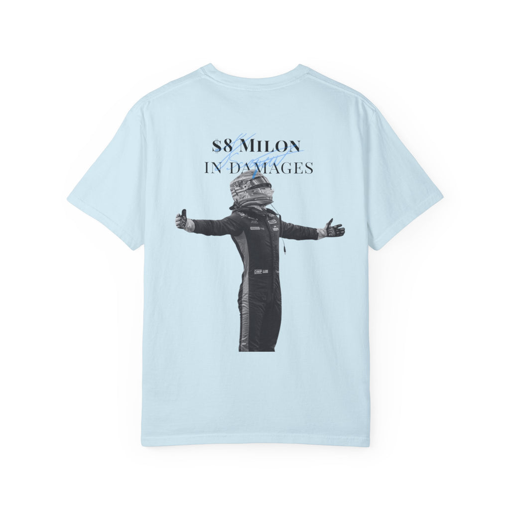 Logan Sargeant damages T-shirt