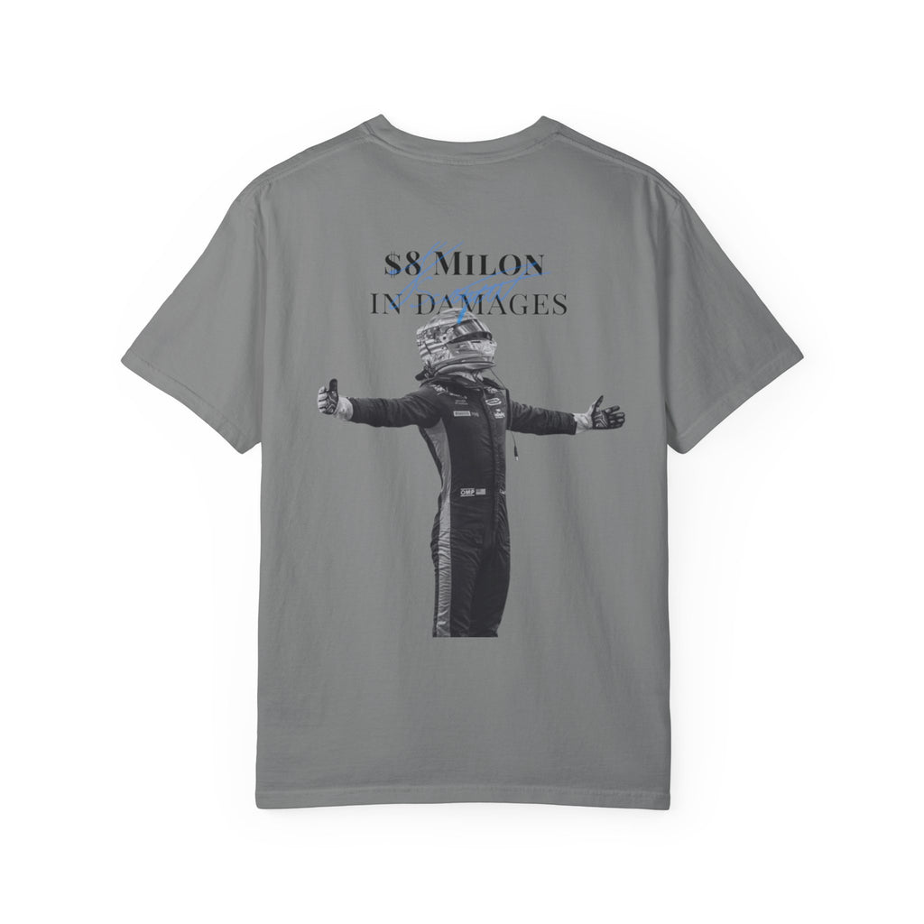 Logan Sargeant damages T-shirt