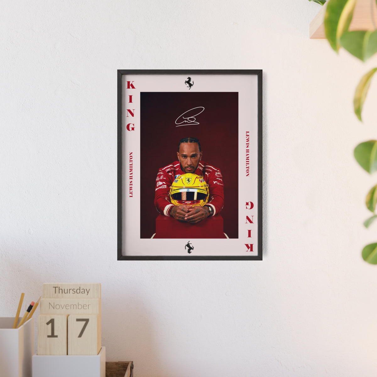 Lewis Hamilton King Poster