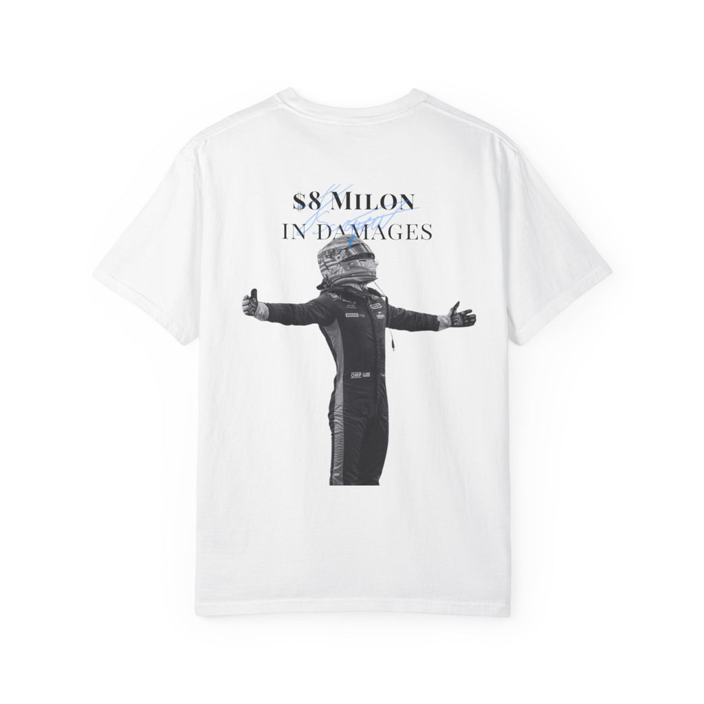 Logan Sargeant damages T-shirt