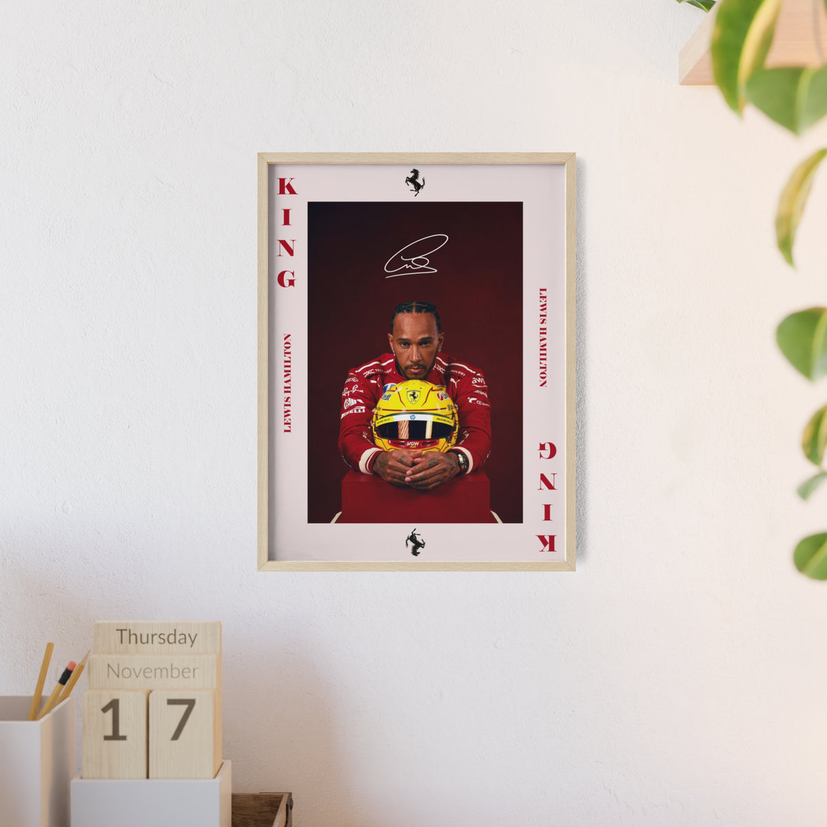 Lewis Hamilton King Poster